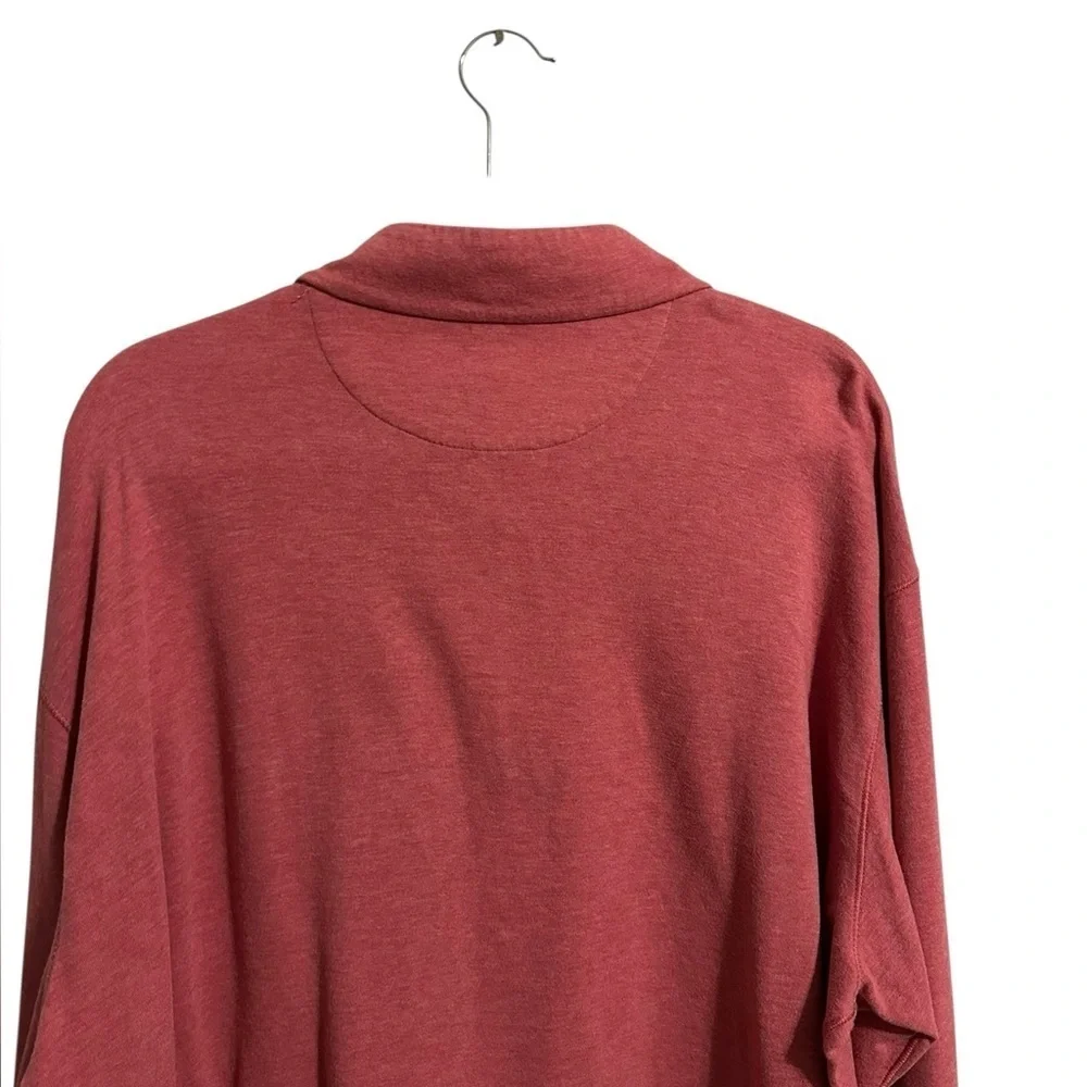 Polo by Ralph Lauren Performance Men's‎ Coral Zip-Up Sweater Size XLT Preppy